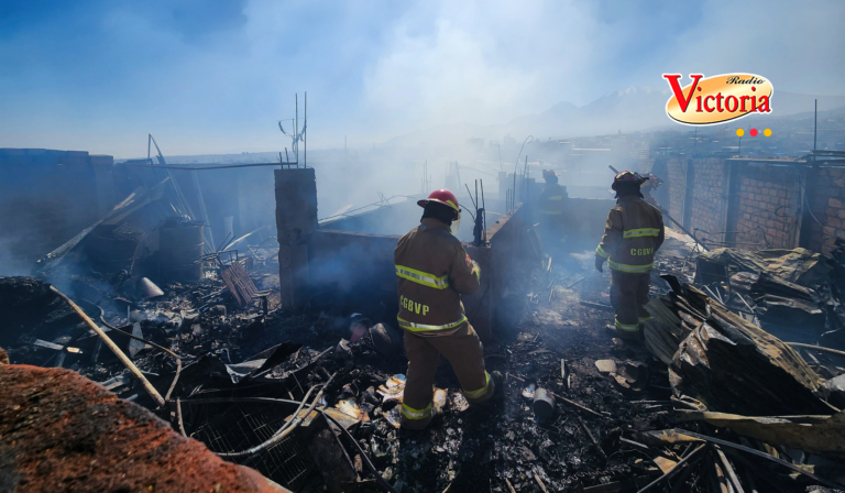 Arequipa: Incendio en vivienda deja daños materiales