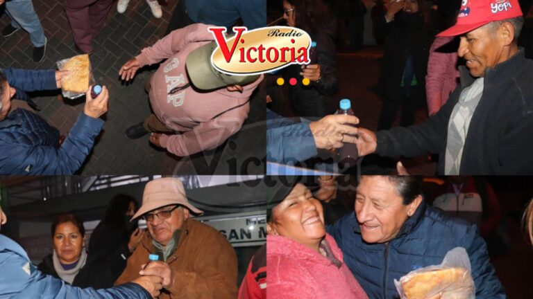 Entregan 1500 desayunos por el día del campesino en Tiabaya