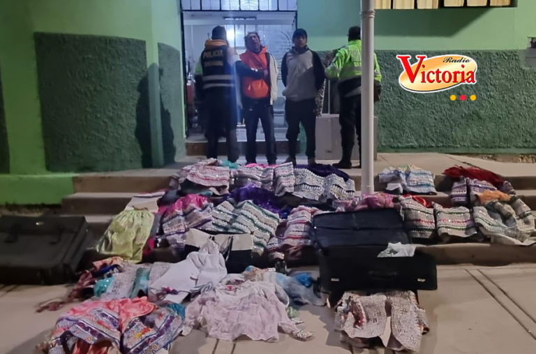 Arequipa: Recuperan trajes valorizados en aproximadamente S/56 mil