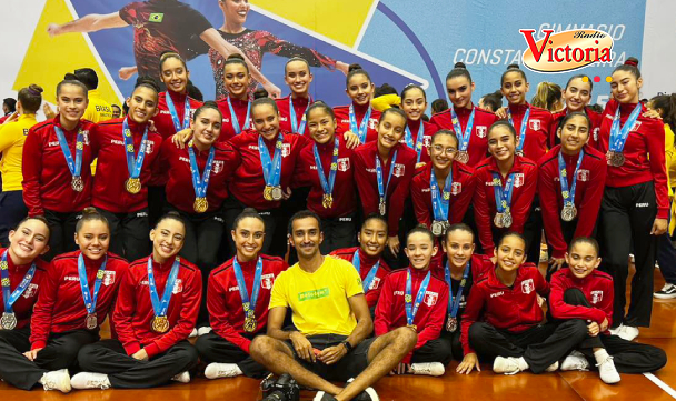 Selección de gimnasia aeróbica gana 18 medallas en Sudamericano