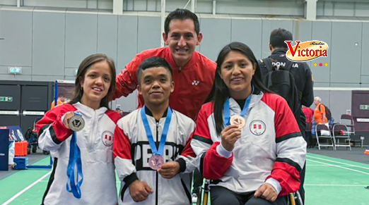 Parabádminton: Selección peruana gana 3 medallas en Escocia