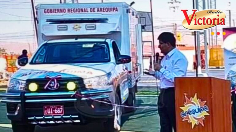 GRA entrega tres ambulancias para Orcopampa, Ocoña y La Planchada por S/390 mil cada una