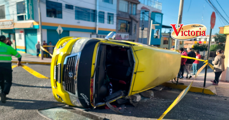 Al menos 12 heridos tras accidente de tránsito en Cayma