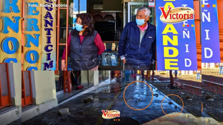 Arequipa: tubería de desagüe colapsa y deja tiendas inundadas en La Tomilla Cayma
