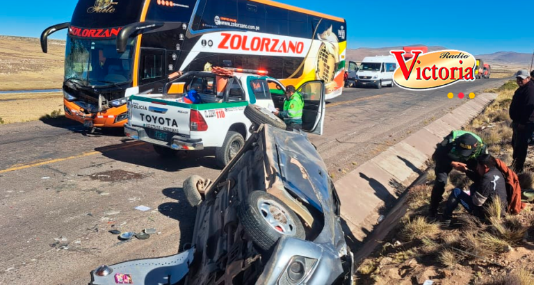 Choque frontal en la vía Arequipa-Puno deja un herido