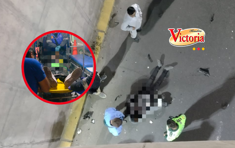 Motociclista y su acompañante heridos tras estrellarse con la berma del óvalo del Palomar