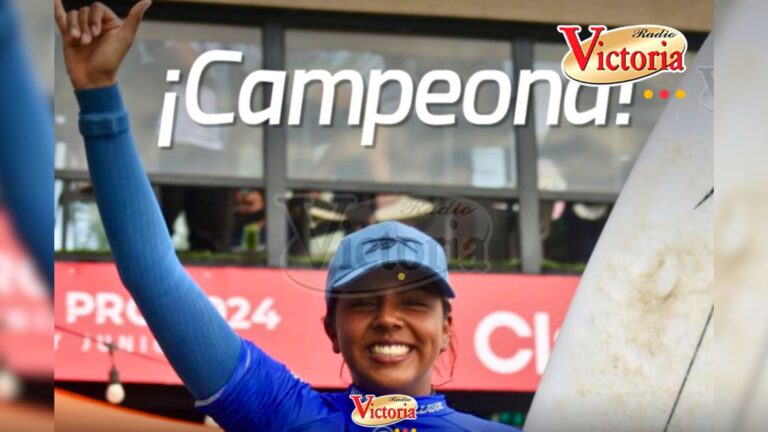Surfista peruana Arena Rodríguez se corona campeona regional y clasifica al Mundial
