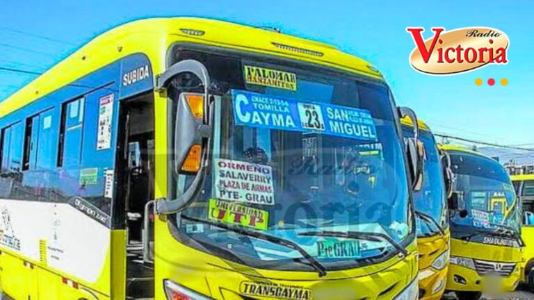 Arequipa: Transcayma es denunciada por cubrir 5 tramos de 24