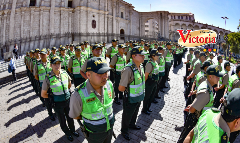 Arequipa: Anuncian que 2 mil policías brindarán seguridad durante Fiestas Patrias