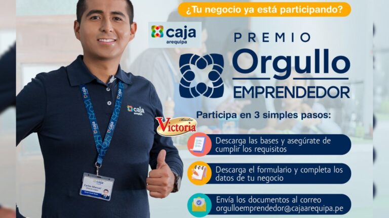 Caja Arequipa lanza concurso nacional para MYPES y ofrece más de S/18 mil en premios