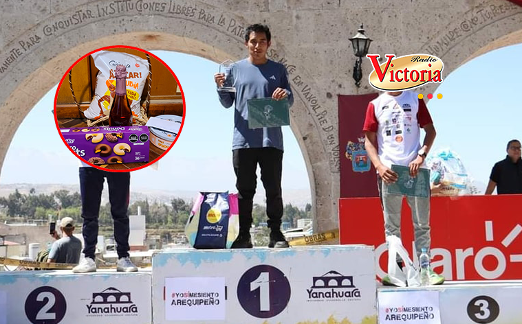 Arequipa: Deportista que ganó media maratón decepcionado con premio que le entregaron