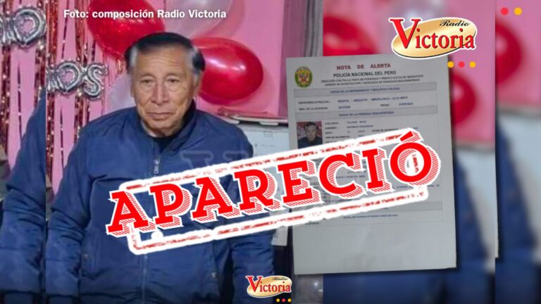 Arequipa: adulto mayor con Alzheimer extraviado en el Cercado aparece en Cayma