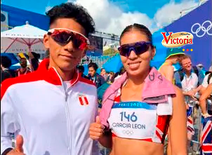 Kimberly García y César Rodríguez logran cuarto lugar de maratón de marcha relevo mixto