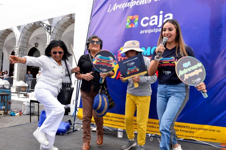 Caja Arequipa celebra junto a la Ciudad Blanca su 484º Aniversario