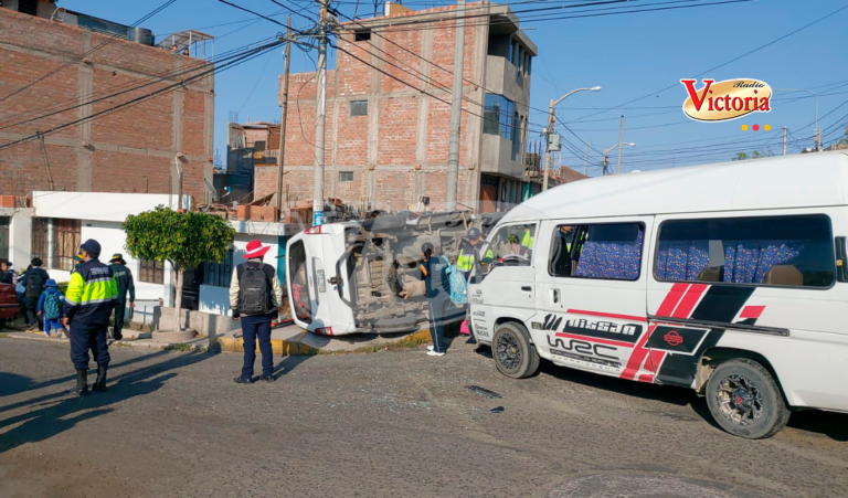 Accidente de tránsito en Cayma deja tres personas heridas