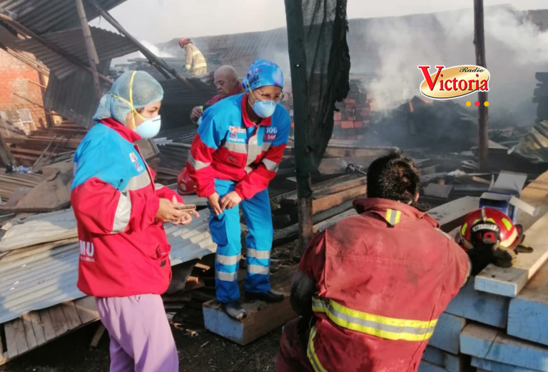 Arequipa: 85 personas afectadas por el incendio que se registró en la Av. Jesús