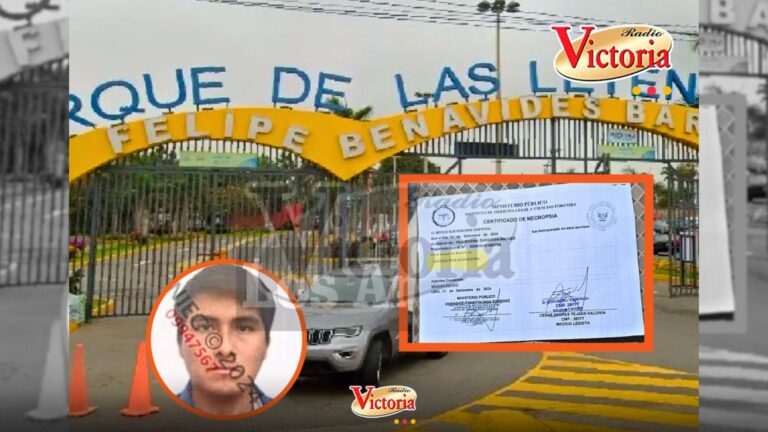 Varón del Parque de las Leyendas murió de asfixia por sumersión