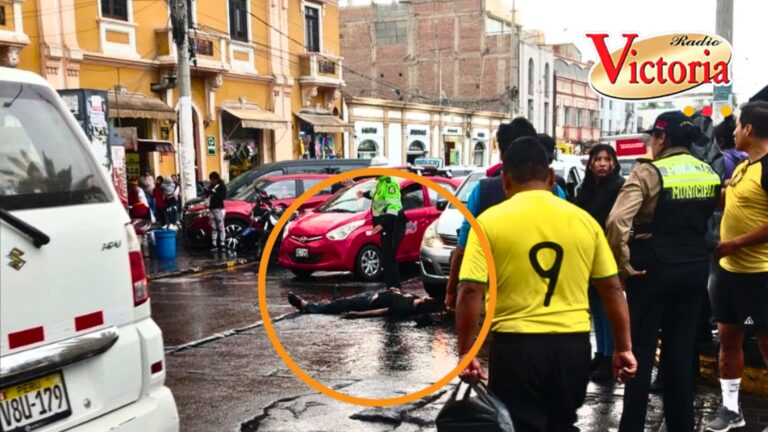 Arequipa: resbala por lluvia y habría sido arrolado por auto en Cercado