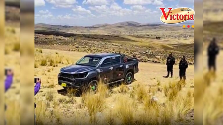 Puno: hallan camioneta desmantelada reportada como robada