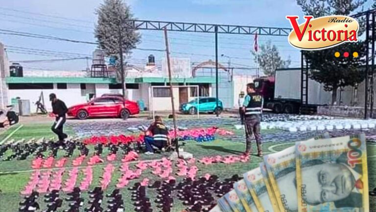 Incautan un millón de soles en mercadería de contrabando