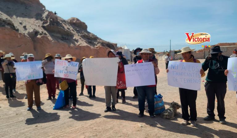 Denuncian reciente invasión de terrenos en la autopista Arequipa – La Joya 