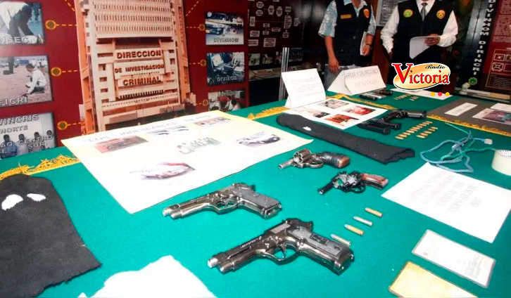 Armas incautadas por la PNP  volvieron a ser utilizadas por delincuentes, según una investigación periodística