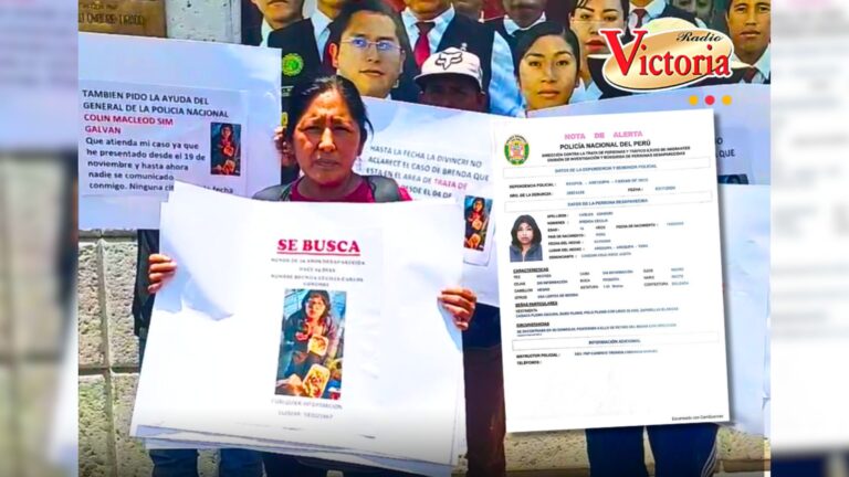 Arequipa: familia busca a adolescente desaparecida desde hace un mes