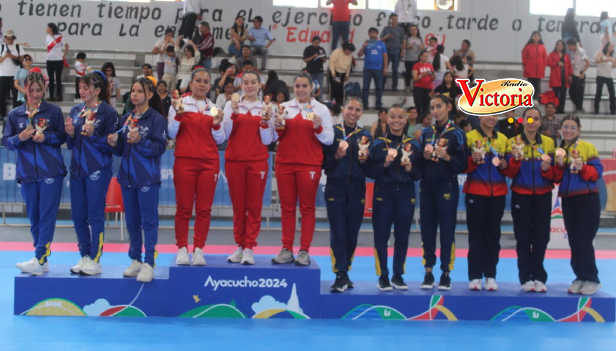 6 medallas para taekwondo peruano en los Juegos Bolivarianos del Bicentenario 2024