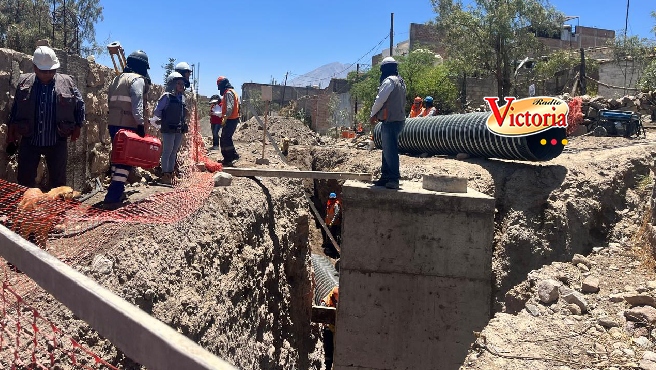 Arequipa: Retraso en obra de drenaje pluvial afectaría a 1600 habitantes de Sabandía