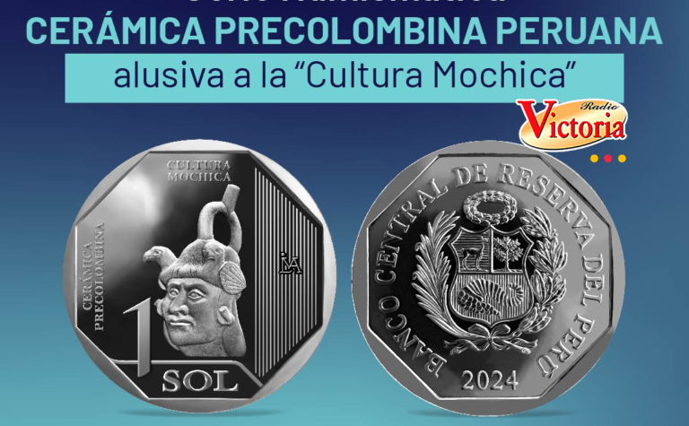 BCR pone en circulación nueva moneda de S/ 1 alusiva a la cultura Mochica