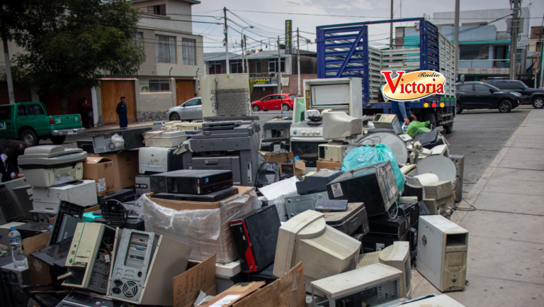 Arequipa: Recolectan 100 toneladas de residuos de aparatos eléctricos y electrónicos