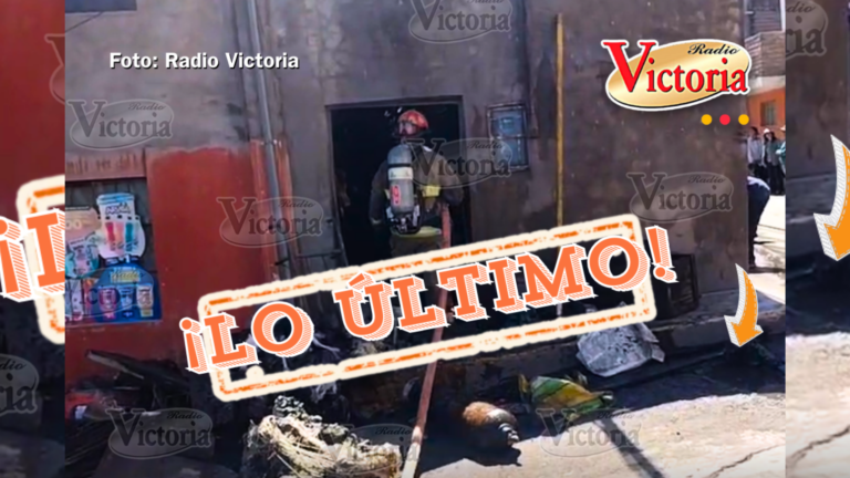 Casa de reciclador arde en llamas y bomberos llegan en su auxilio
