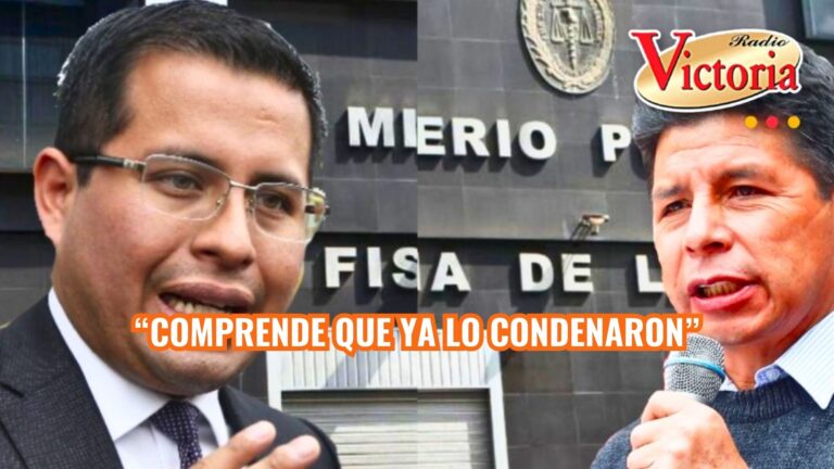 Espinoza sobre Castillo: «Comprende que ya lo condenaron»