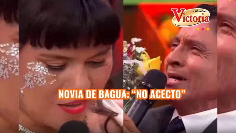 «Novia de Bagua! rechaza en vivo a su novio pese a su llanto y súplica