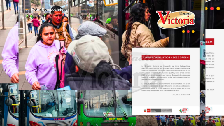 Hoy 7 de abril transportistas de Lima acatan paro por extorsiones