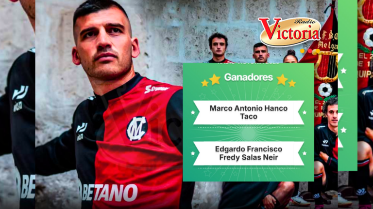 Seguidores de Radio Victoria ganan camisetas rojinegras gracias a Magnus Sport y Confecciones Charlotte