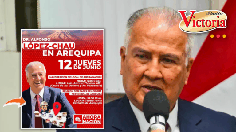 Alfonso López Chau llega a Arequipa en medio de expectativa política
